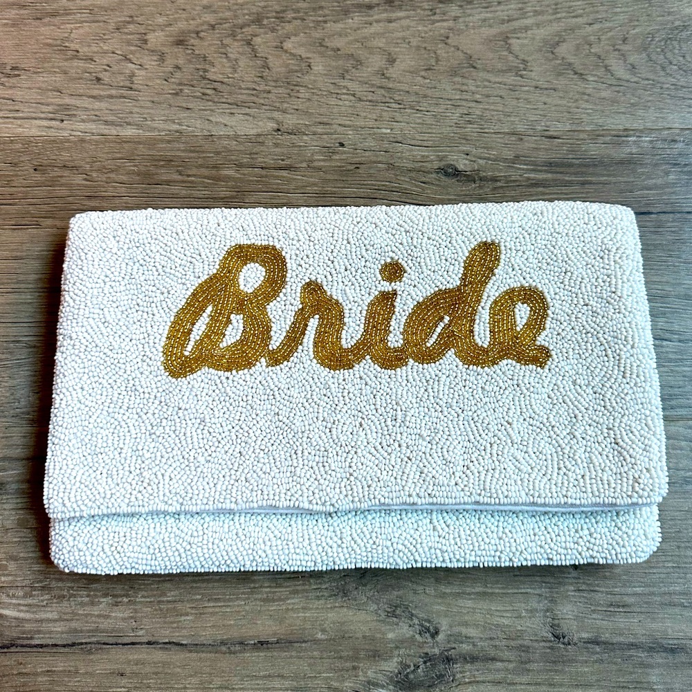 Embellished Bride Clutch